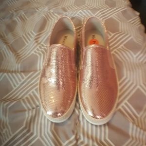 Sequin shoes